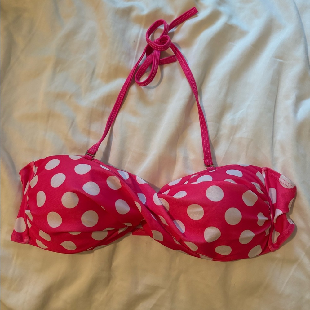 Polka Dot Swim Top